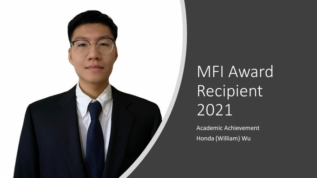Honda Wu Academic Award Recipient